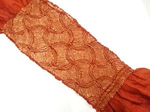 正絹　絞り　帯揚げ